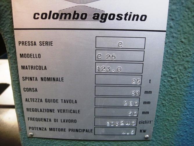 AGOSTINO COLOMBO C 25